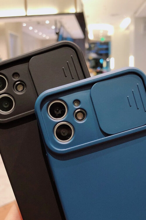 Camera Lens Protection Liquid Silicone Case on For iPhone 11 12
