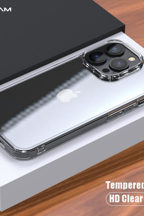 Luxury Tempered Glass Clear Case For iPhone 11 12 13 Series